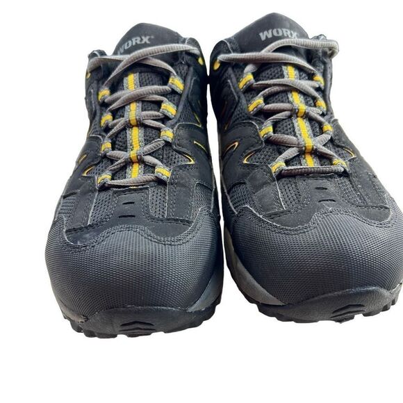 Red Wing Worx Men's Round Toe Wide Aluminum Toe Safety Work Shoes Black Size 8M - Picture 3 of 12